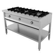 Cuisinière 3 bruleurs 800x730x870 mm 3 L 19.5 kW Combisteel - Four mixte professionnel CHR - matériel cuisine pro - Cuistéo