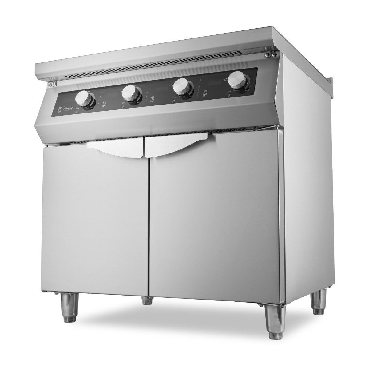 Cuisinière 4 feux - Induction - Profondeur de 70cm - avec support 17000 W Maxima - Fourneau sur meuble électrique professionnel CHR - matériel cuisine pro - Cuistéo