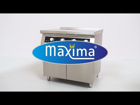 Cuisinière 4 feux - Induction - Profondeur de 70cm - avec support 17000 W Maxima - vue 8 - Fourneau sur meuble électrique pro CHR - Cuistéo