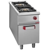 Fourneau 2 feux gaz - armoire-GN1/1 - Diamond
