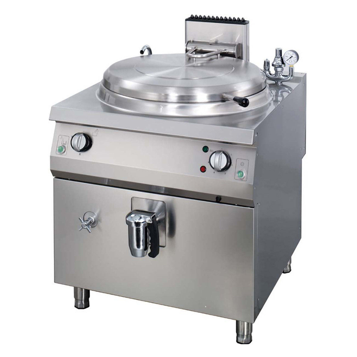 Marmite 120L - Indirect - Profondeur de 90cm - Gaz 22.0 kW Maxima - Marmite gaz professionnel CHR - matériel cuisine pro - Cuistéo