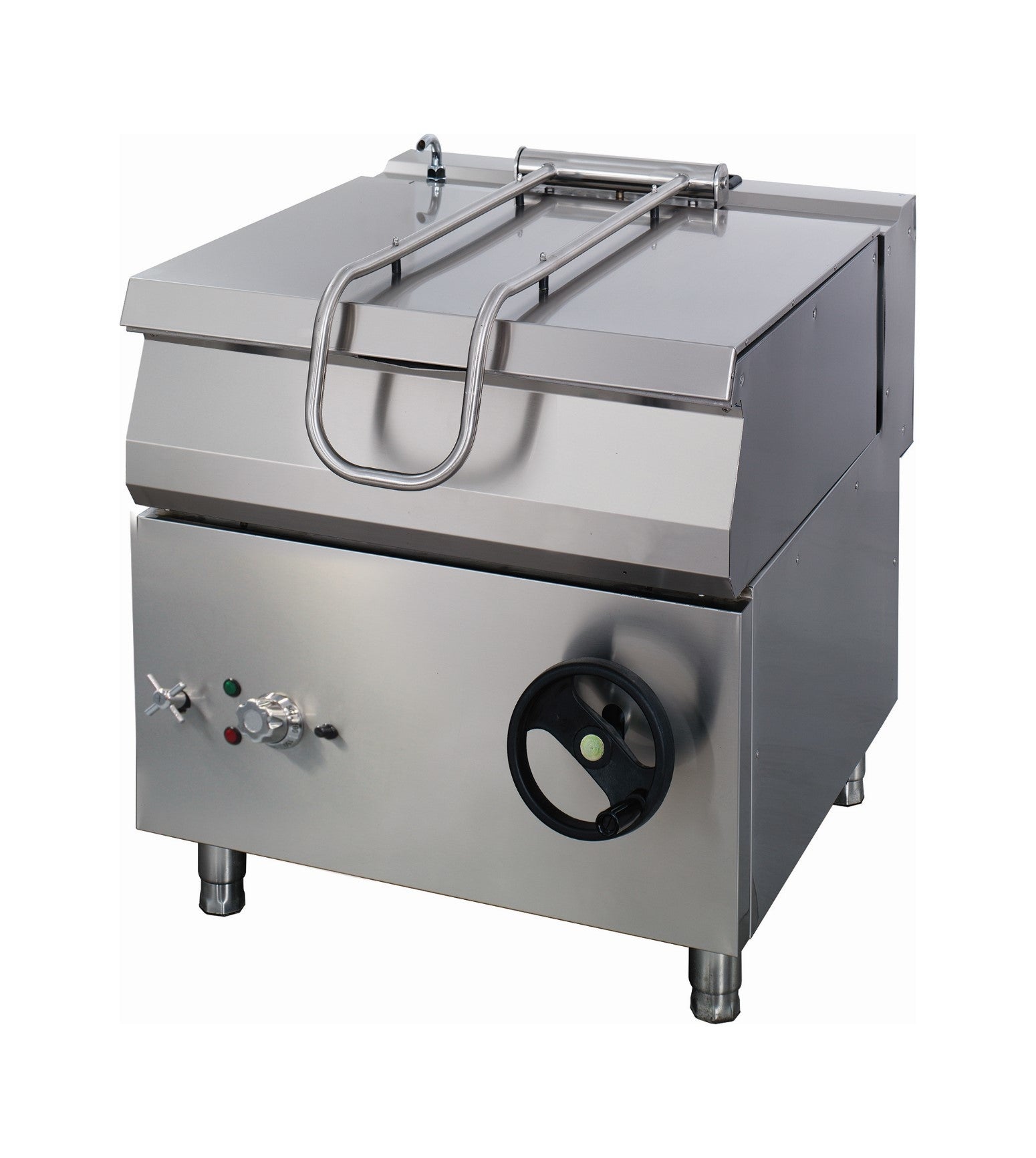 Bratt Pan 80L - 80cm de largeur - 90cm de profondeur - Électrique - 400V 9000 W Maxima - Marmite électrique professionnel CHR - matériel cuisine pro - Cuistéo