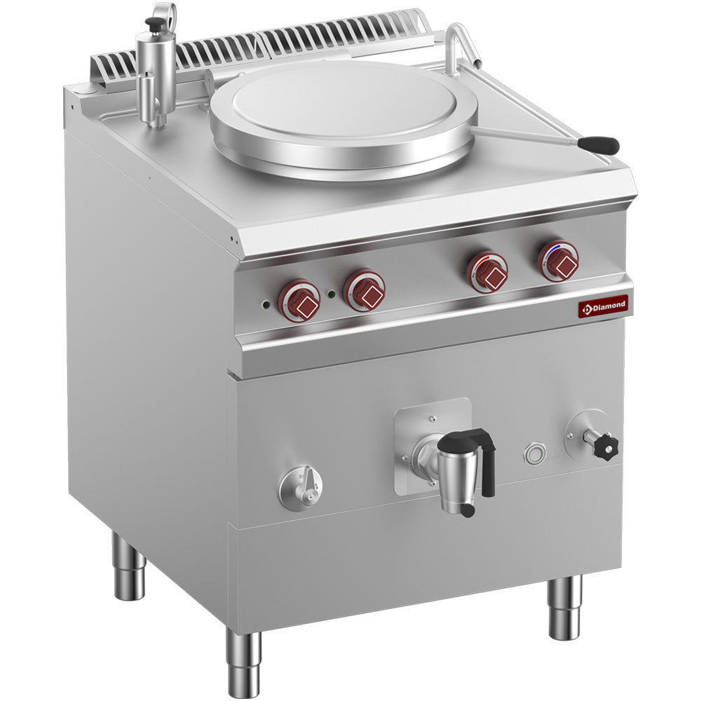 Marmite ronde électrique 50 lt -chauffage indirect - Diamond