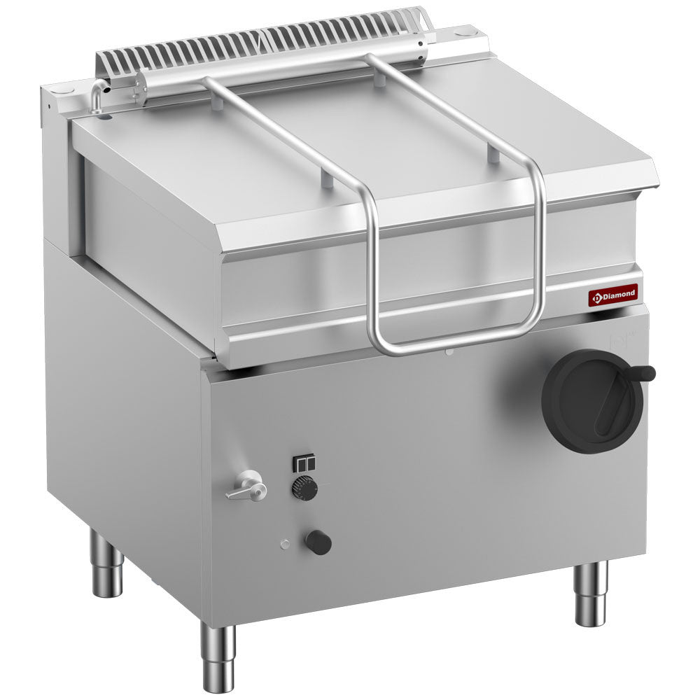 Sauteuse gaz basculante en inox 60 litres - Diamond