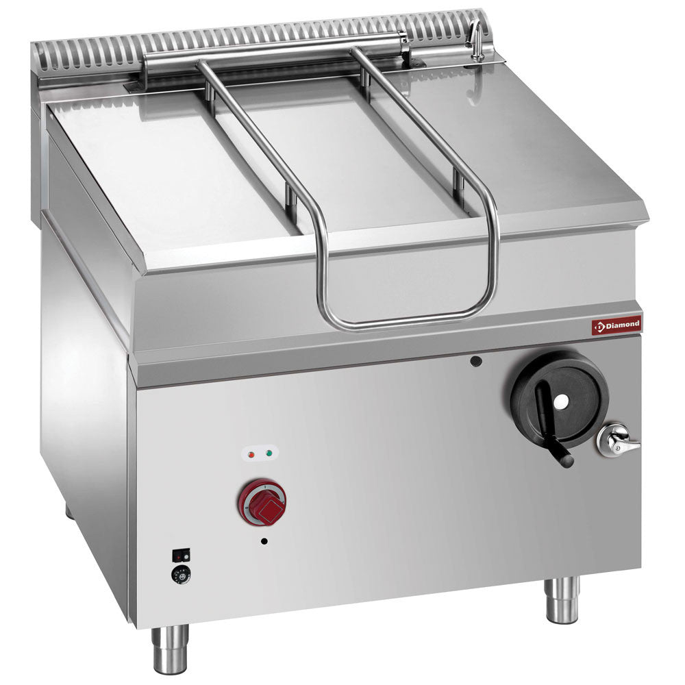 Sauteuse basculante gaz - cuve inox 80 litres - Diamond