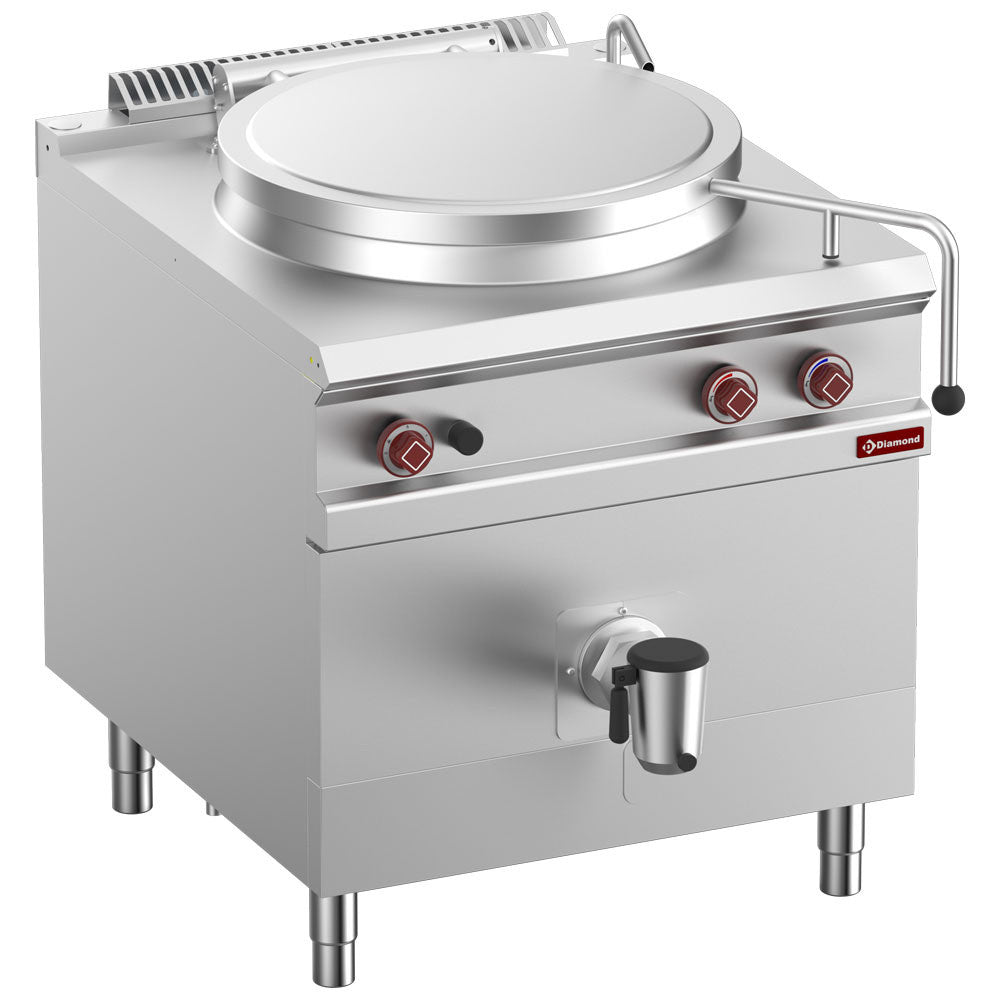 Marmite gaz 150 lt chauffe direct- meuble - Diamond