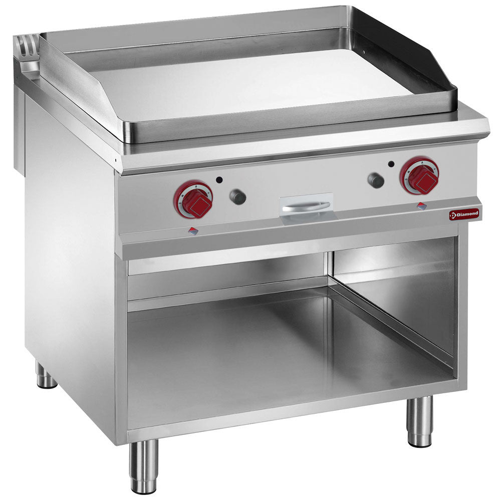 Plaque de cuisson gaz chromée module 1/1 - Diamond