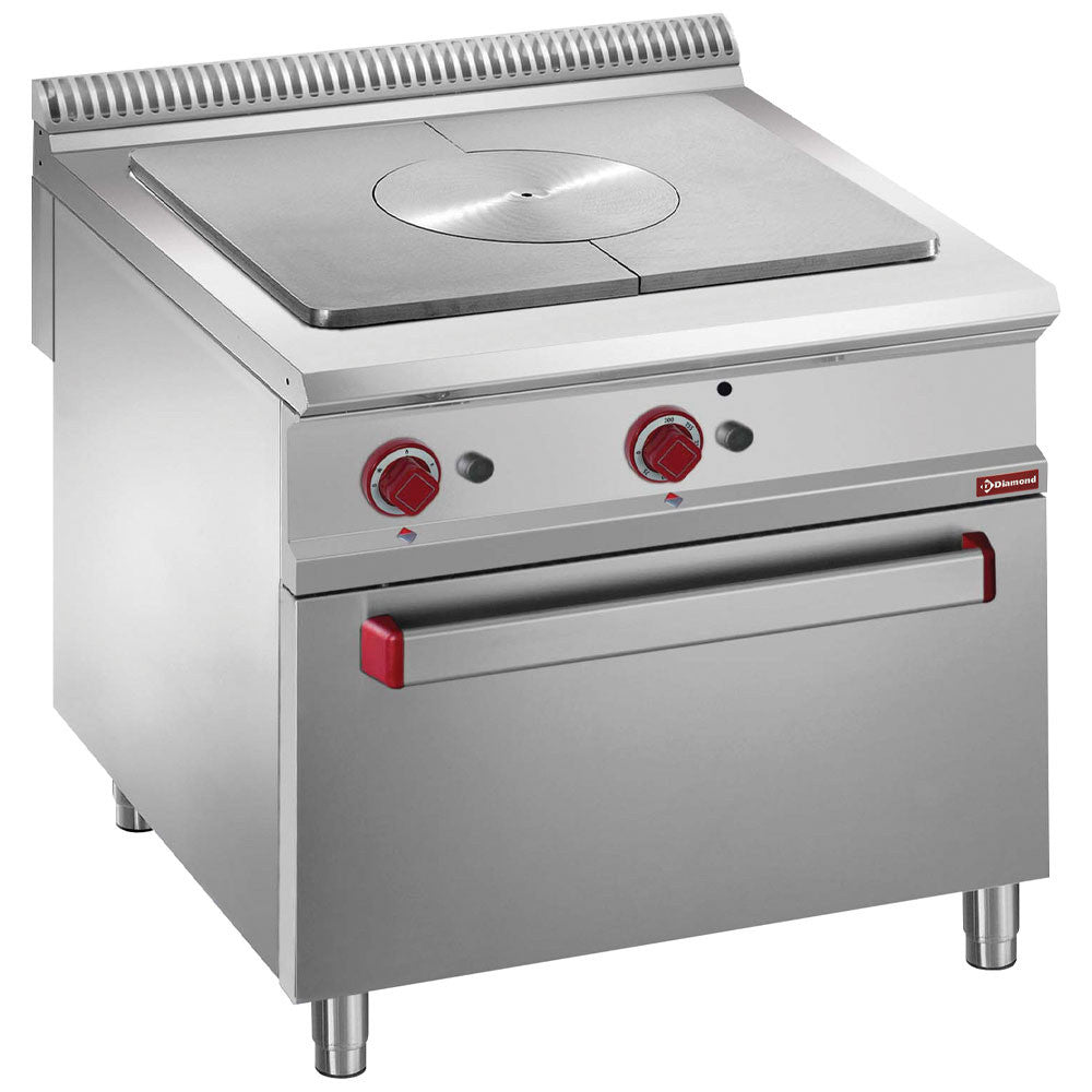 Fourneau tout gaz plaque coupe feu et four - Diamond