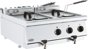 Friteuse a électrique 2x10l 15 kW Combisteel - Friteuse à poser électrique professionnel CHR - matériel cuisine pro - Cuistéo