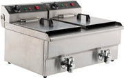Friteuse posable électrique 2x8 litres 2 kW Combisteel - Friteuse à poser électrique professionnel CHR - matériel cuisine pro - Cuistéo