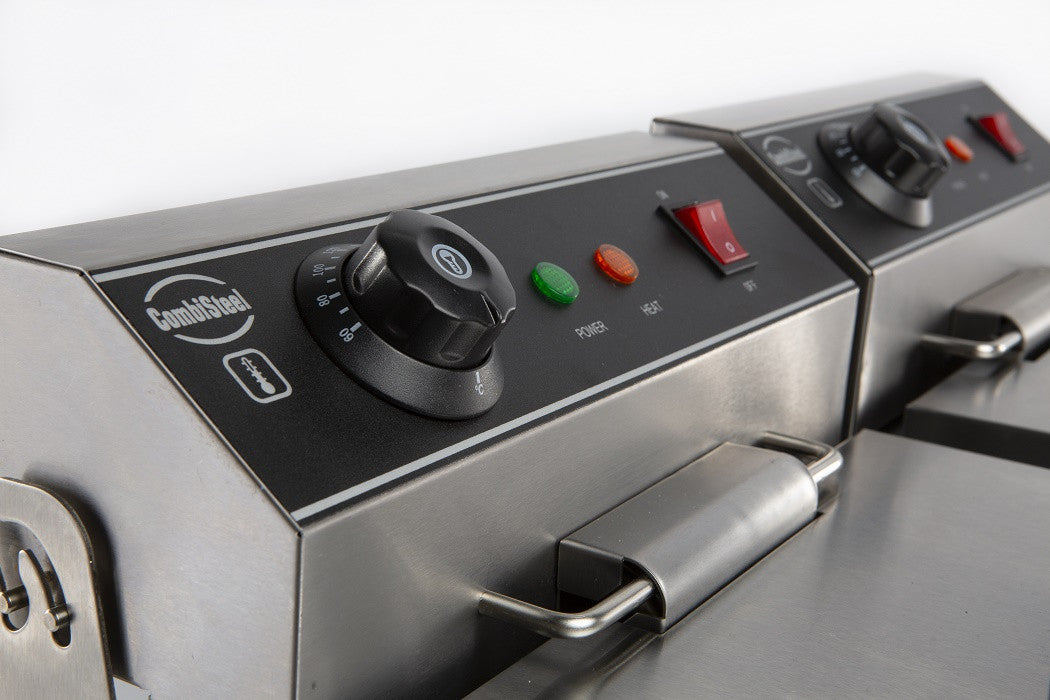 Friteuse posable électrique 2x8 litres 2 kW Combisteel - vue 4 - Friteuse à poser électrique pro CHR - Cuistéo