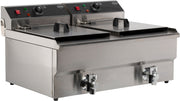 Friteuse posable électrique 2x10 lt 2 L 2 kW Combisteel - Friteuse à poser électrique professionnel CHR - matériel cuisine pro - Cuistéo