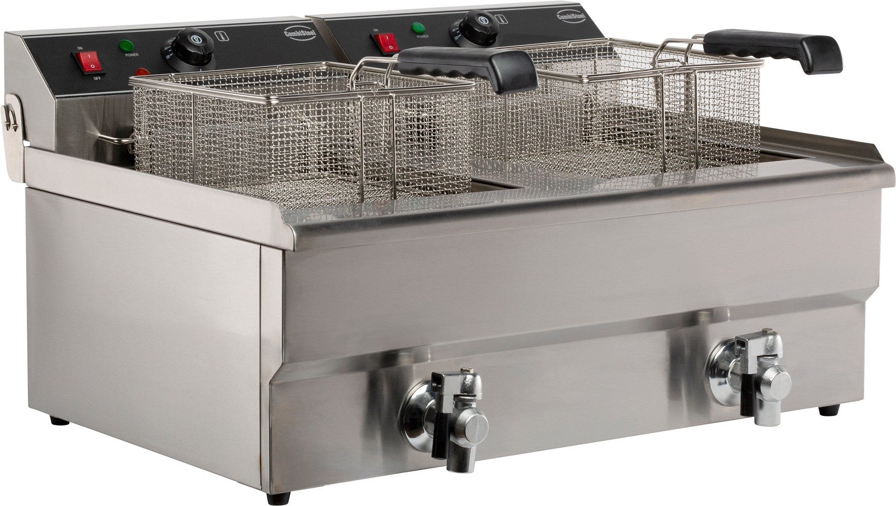 Friteuse posable électrique 2x10 lt 2 L 2 kW Combisteel - vue 2 - Friteuse à poser électrique pro CHR - Cuistéo