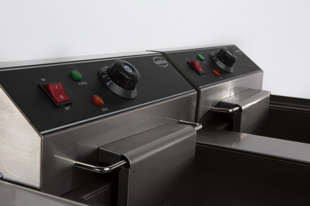 Friteuse posable électrique 2x10 lt 2 L 2 kW Combisteel - vue 3 - Friteuse à poser électrique pro CHR - Cuistéo