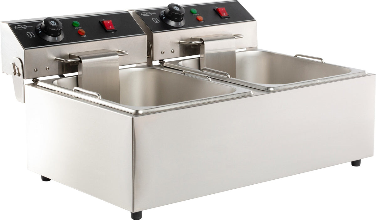 Friteuse posable électrique 2x6 litres 2 kW Combisteel - vue 3 - Friteuse à poser électrique pro CHR - Cuistéo