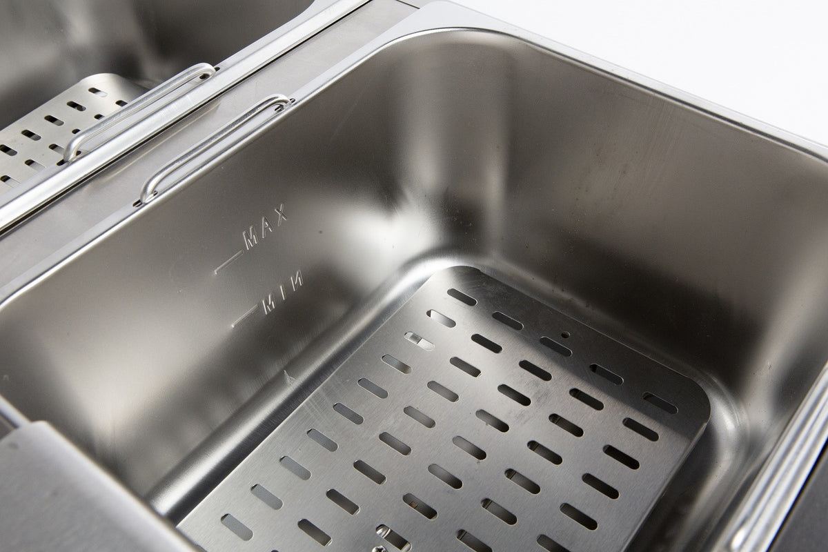 Friteuse posable électrique 2x6 litres 2 kW Combisteel - vue 6 - Friteuse à poser électrique pro CHR - Cuistéo