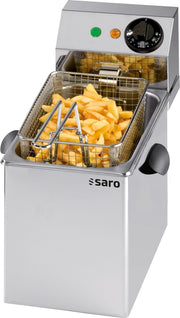 Friteuse - 4L - Température 0/+180°C - Cuve amovible - Thermostat sécurité Saro - Friteuse à poser électrique professionnel CHR - matériel cuisine pro - Cuistéo