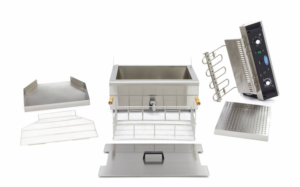 Friteuse professionnelle - 20L - 1 panier - avec robinet de vidange 4500 W Maxima - vue 3 - Friteuse à poser électrique pro CHR - Cuistéo