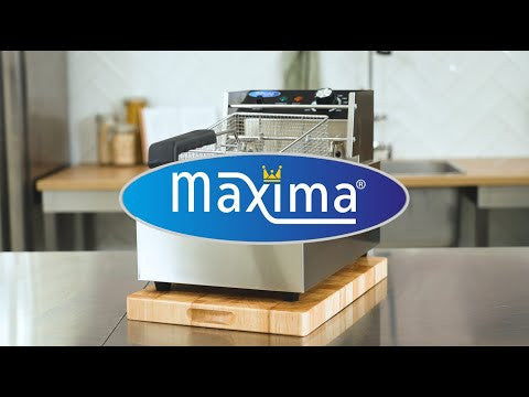 Friteuse double - Électrique - 2x6 litres - 2 paniers - Zone froide 2500 W Maxima - vue 8 - Friteuse à poser électrique pro CHR - Cuistéo