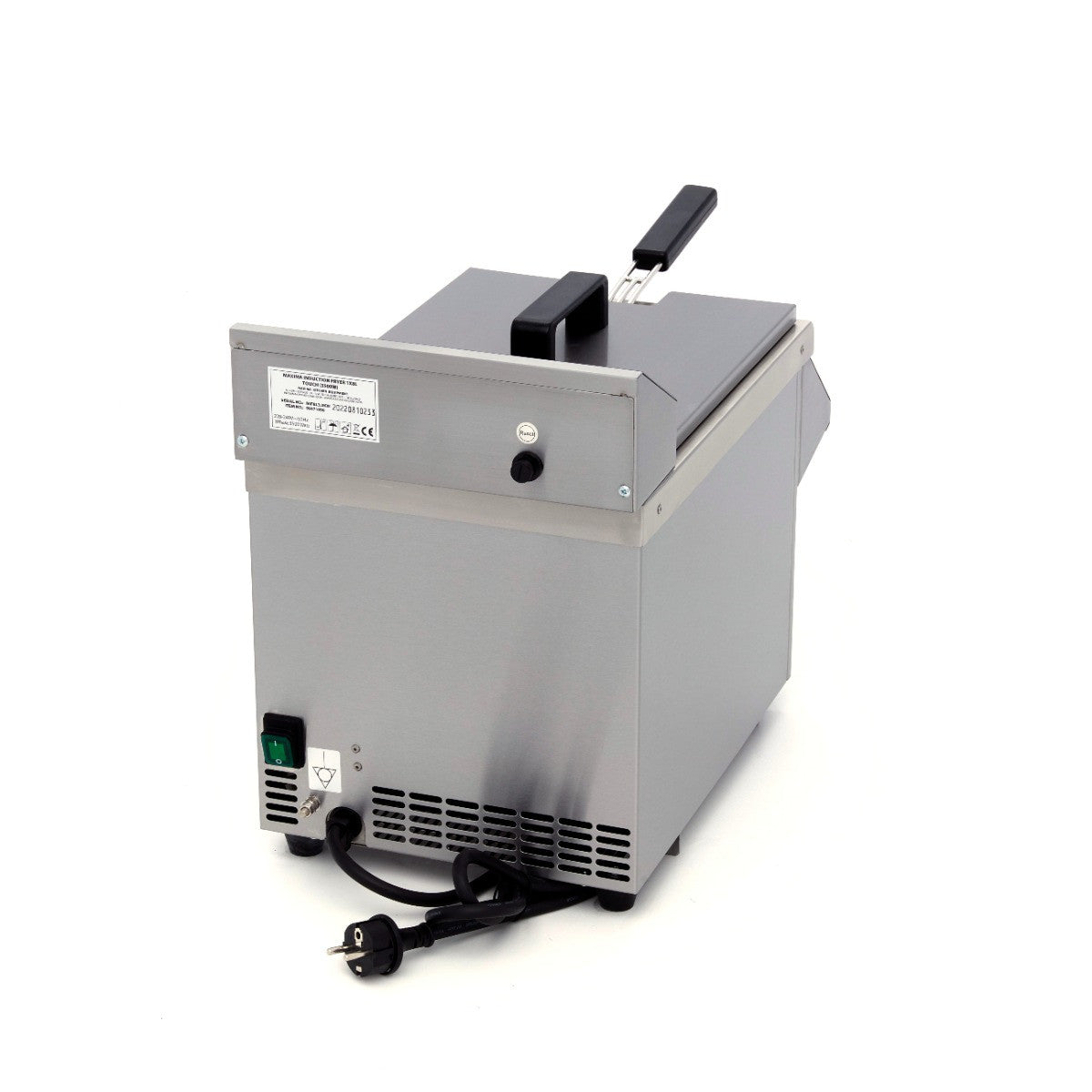 Friteuse - 8L - 1 panier - Induction - avec robinet de vidange 3500 W Maxima - vue 5 - Friteuse à poser électrique pro CHR - Cuistéo
