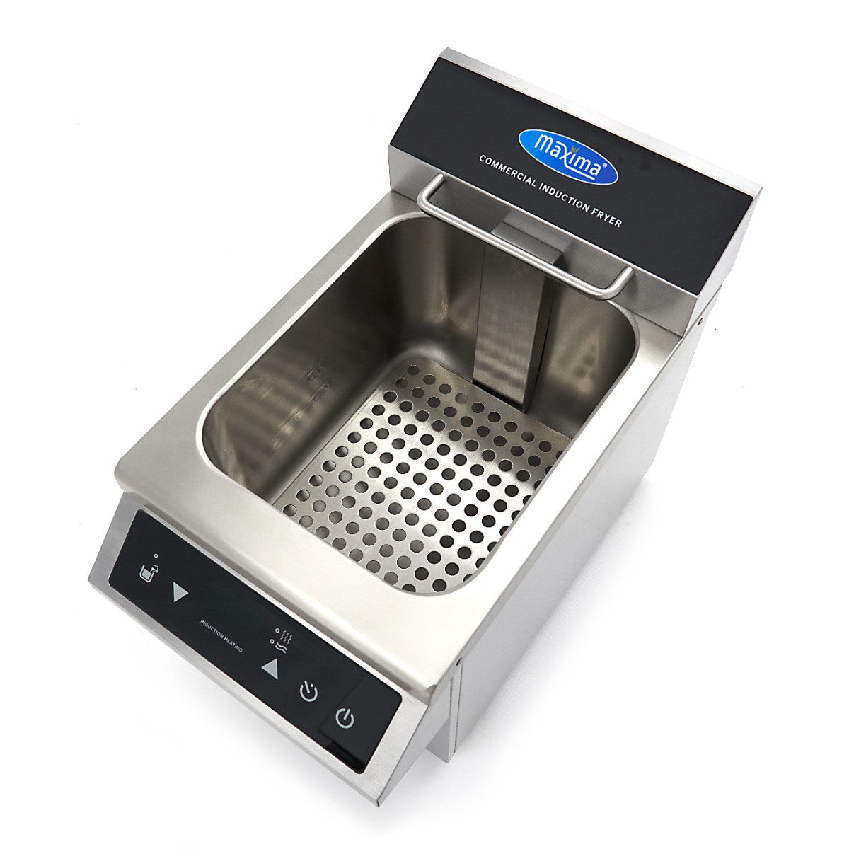 Friteuse - 8L - 1 panier - Induction - avec robinet de vidange 3500 W Maxima - vue 8 - Friteuse à poser électrique pro CHR - Cuistéo