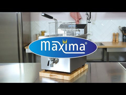 Friteuse - 8L - 1 panier - Induction - avec robinet de vidange 3500 W Maxima - vue 13 - Friteuse à poser électrique pro CHR - Cuistéo