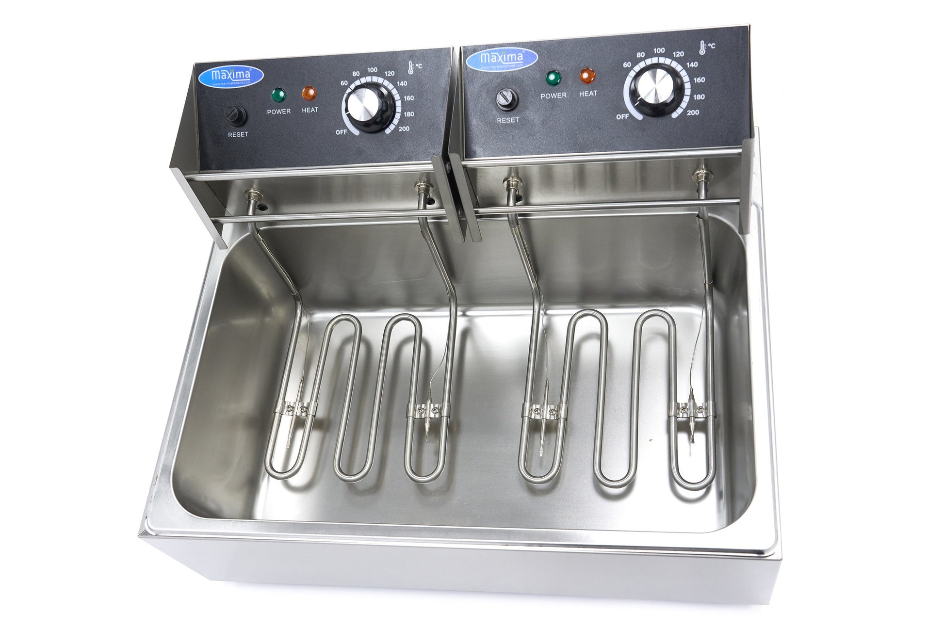 Friteuse à beignets -Électrique - 15 litres - 2 éléments chauffants - Zone froide 2.5 kW Maxima - vue 6 - Friteuse à poser électrique pro CHR - Cuistéo