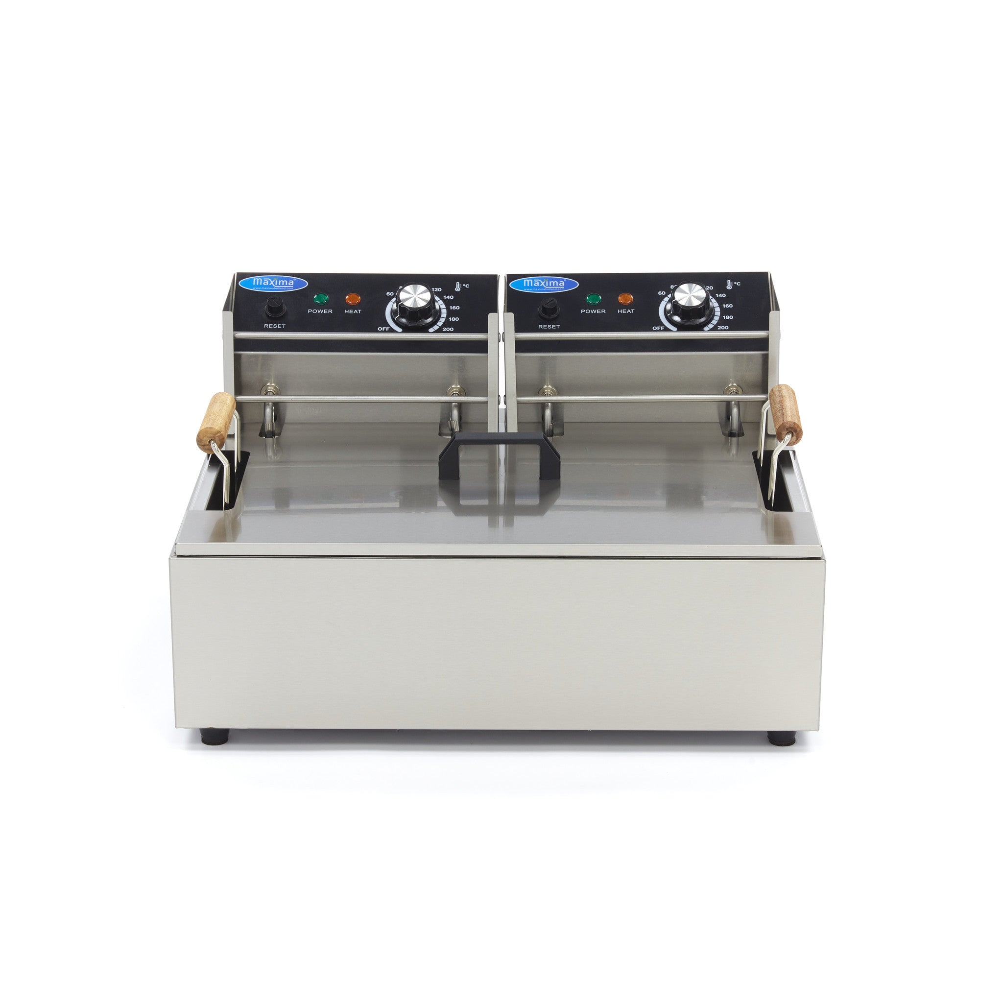 Friteuse à beignets -Électrique - 15 litres - 2 éléments chauffants - Zone froide 2.5 kW Maxima - vue 9 - Friteuse à poser électrique pro CHR - Cuistéo