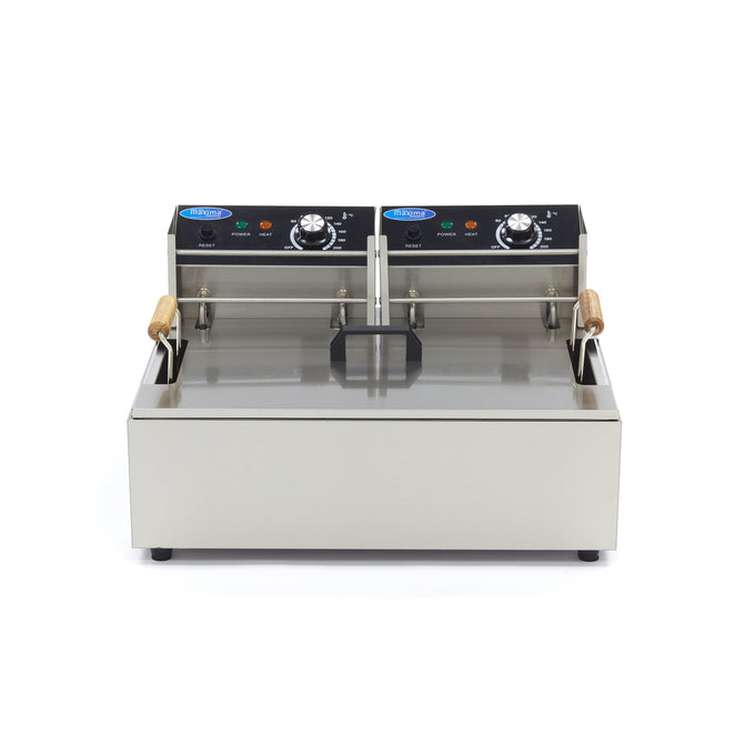 Friteuse à beignets -Électrique - 15 litres - 2 éléments chauffants - Zone froide 2.5 kW Maxima - vue 9 - Friteuse à poser électrique pro CHR - Cuistéo