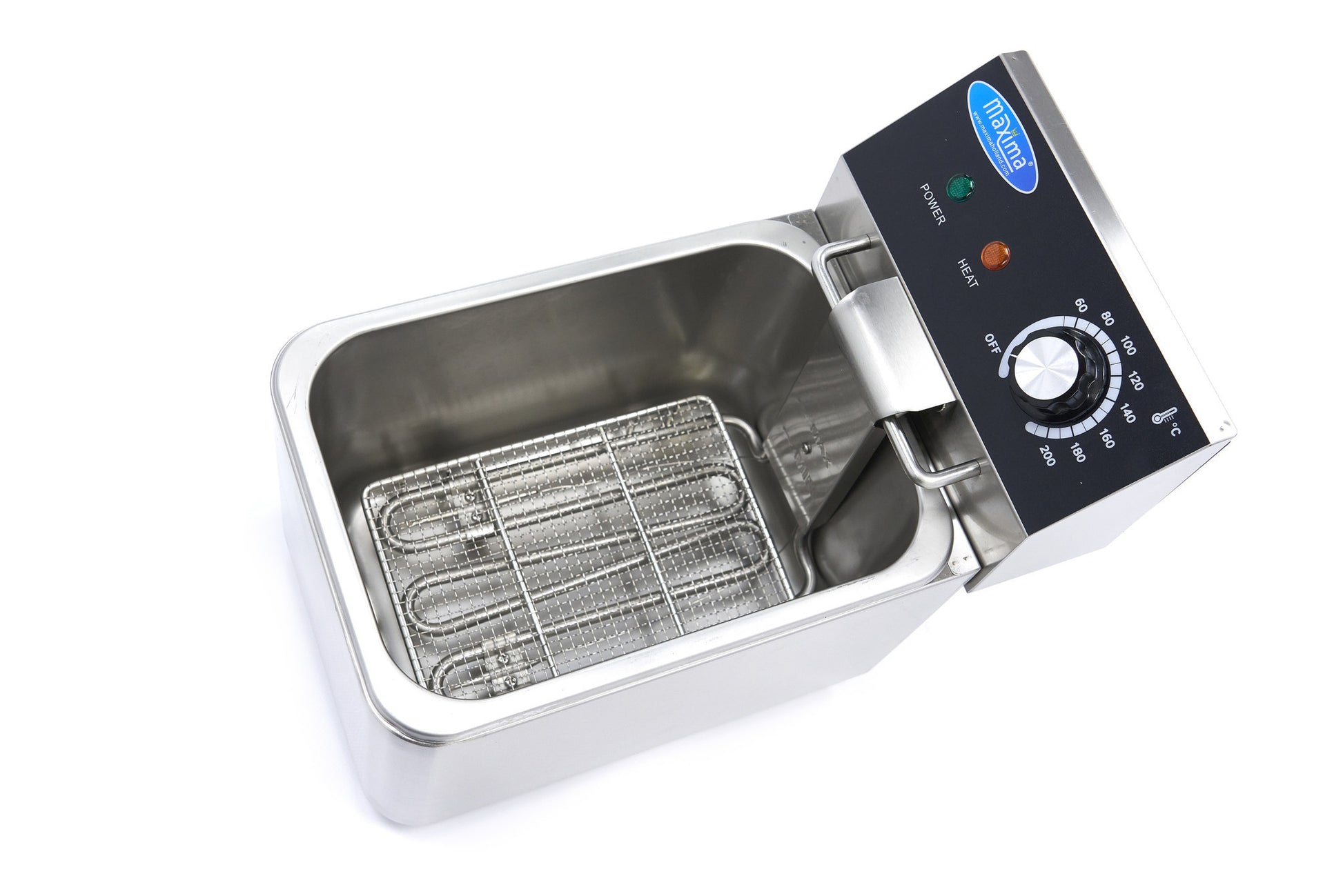 Friteuse - 4L - 1 panier - 0,8kg de frites 2500 W Maxima - vue 3 - Friteuse à poser électrique pro CHR - Cuistéo