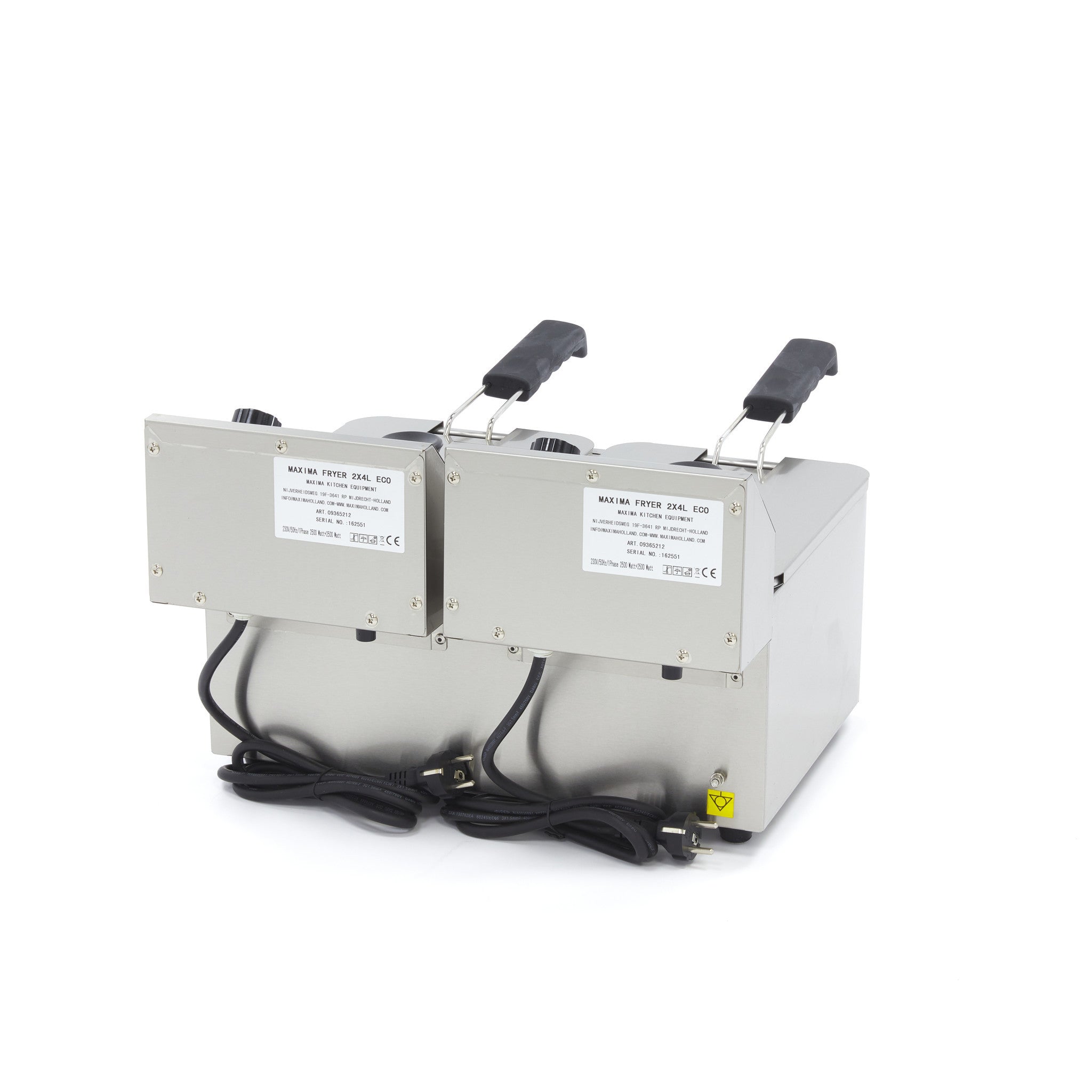 Friteuse - 2 x 4L - 2 paniers - 1,5kg de frites 2500 W Maxima - vue 6 - Friteuse à poser électrique pro CHR - Cuistéo
