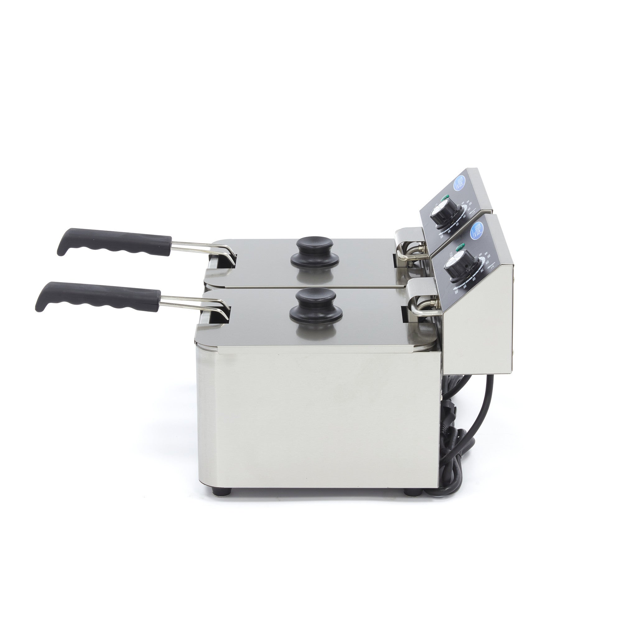 Friteuse - 2 x 4L - 2 paniers - 1,5kg de frites 2500 W Maxima - vue 7 - Friteuse à poser électrique pro CHR - Cuistéo