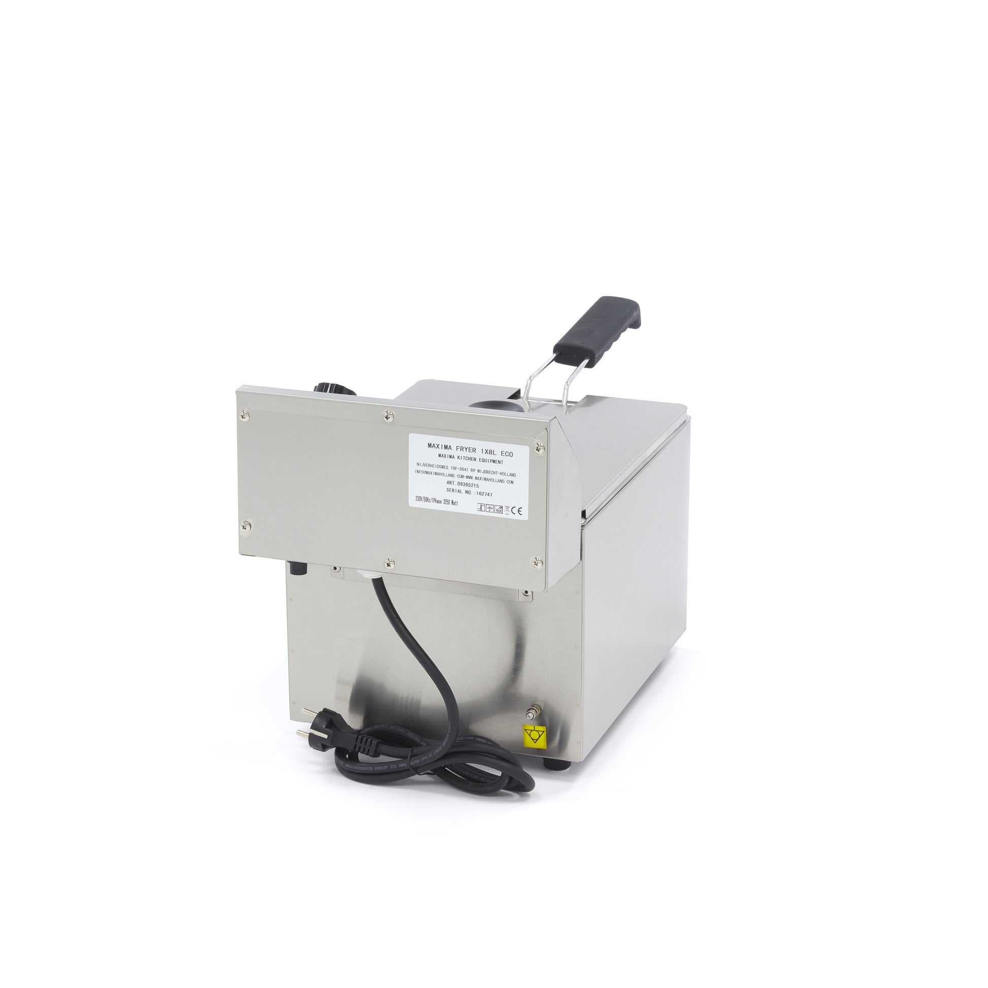 Friteuse professionnelle - 8L - 1 panier - 1,4kg de frites 3250 W Maxima - vue 4 - Friteuse à poser électrique pro CHR - Cuistéo