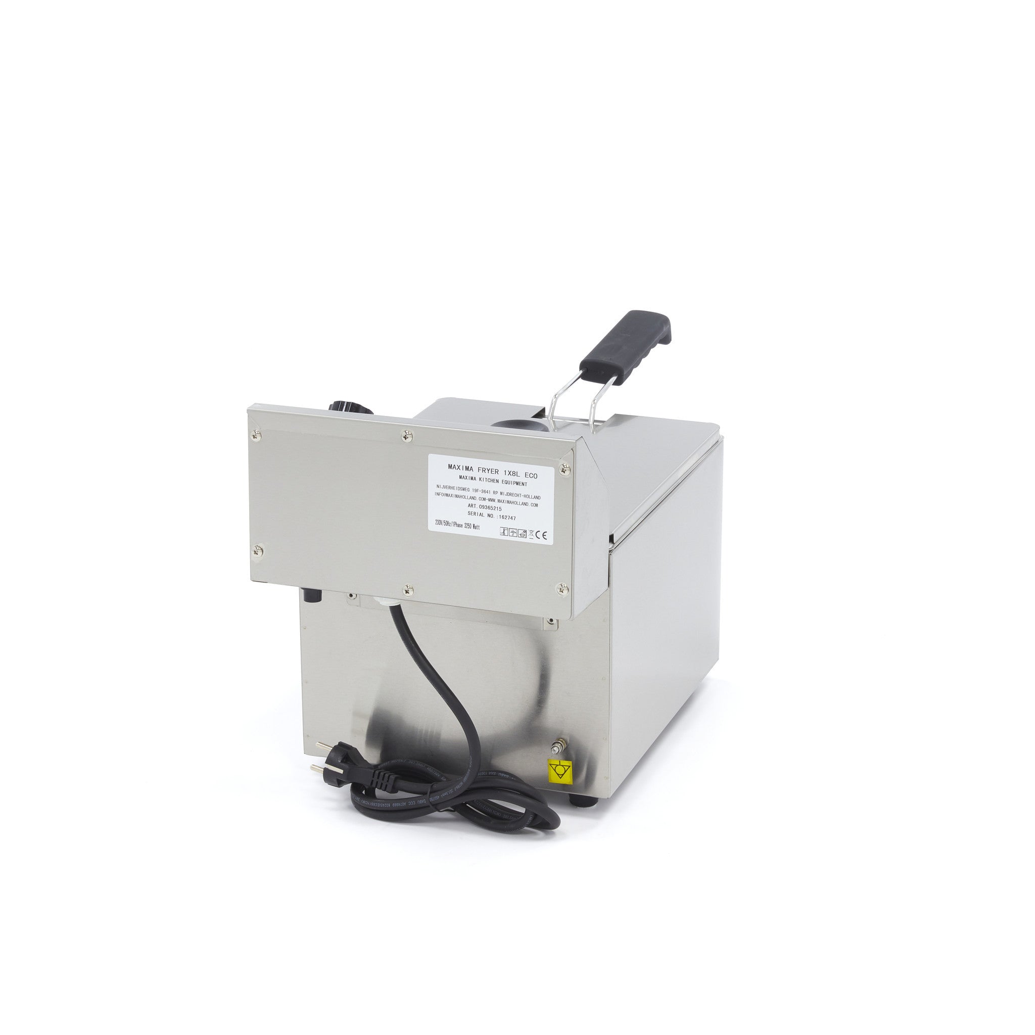 Friteuse professionnelle - 8L - 1 panier - 1,4kg de frites 3250 W Maxima - vue 4 - Friteuse à poser électrique pro CHR - Cuistéo