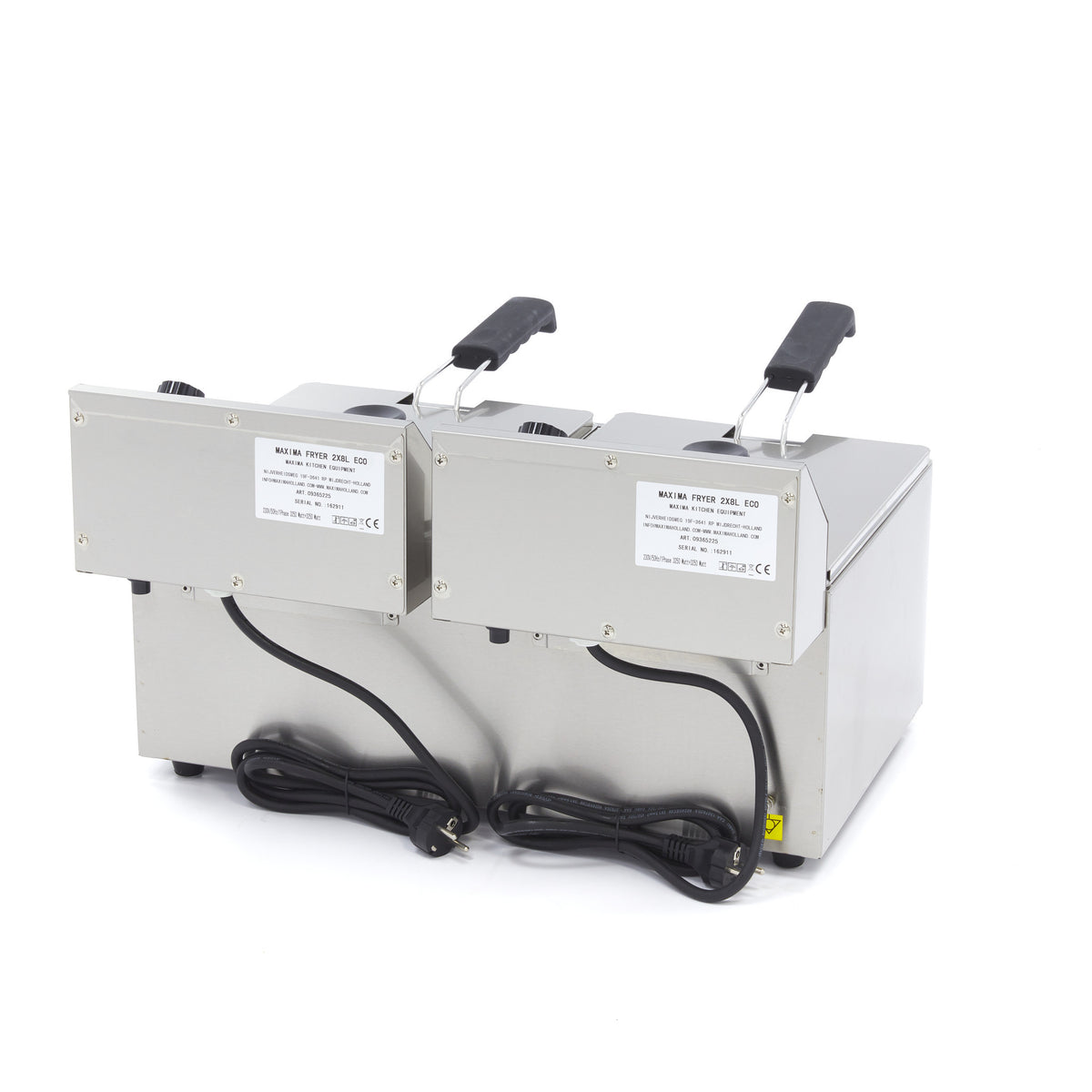 Friteuse professionnelle - 2 x 8L - 2 paniers - 2,8 kg de frites 3250 W Maxima - vue 6 - Friteuse à poser électrique pro CHR - Cuistéo