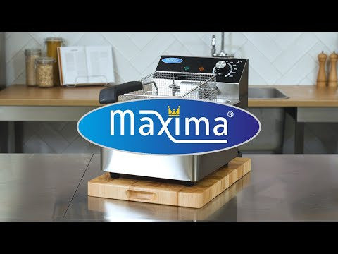 Friteuse professionnelle - 2 x 8L - 2 paniers - 2,8 kg de frites 3250 W Maxima - vue 9 - Friteuse à poser électrique pro CHR - Cuistéo