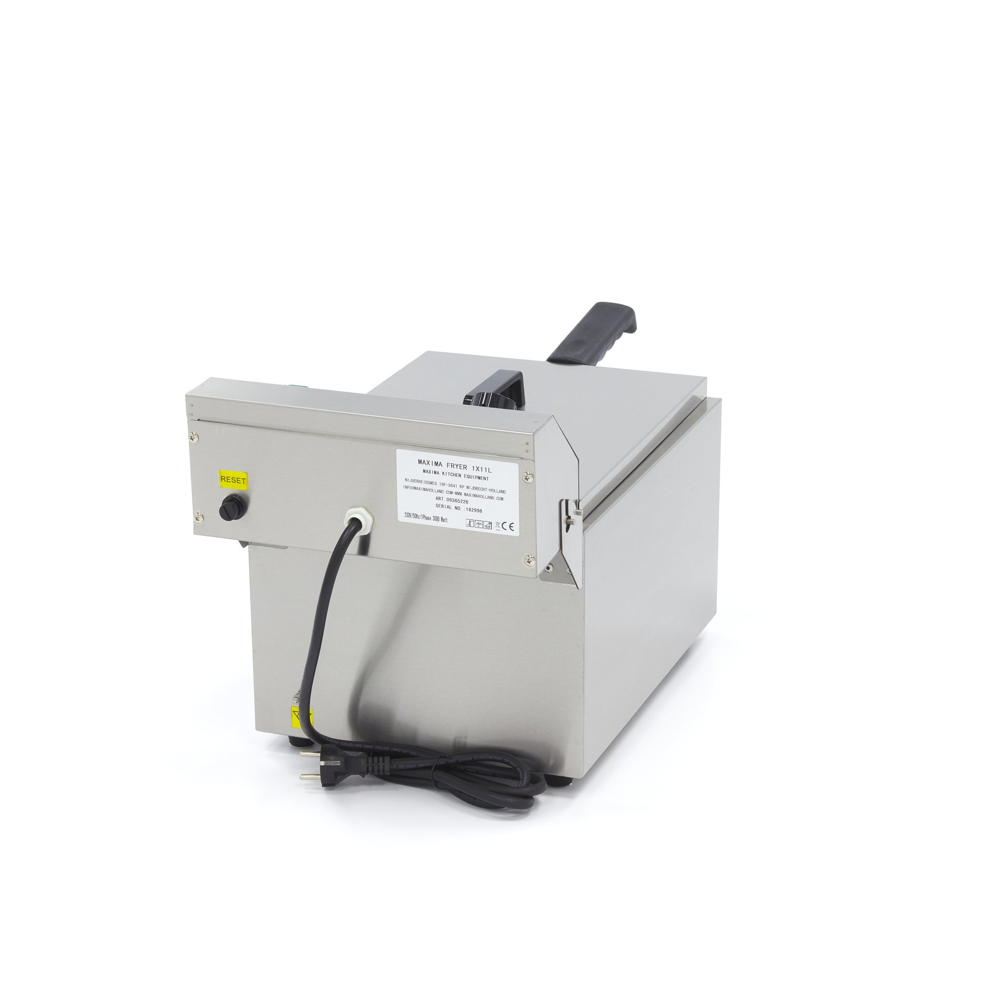 Friteuse professionnelle - 11L - 1 panier - 1,4 kg de frites 3000 W Maxima - vue 5 - Friteuse à poser électrique pro CHR - Cuistéo
