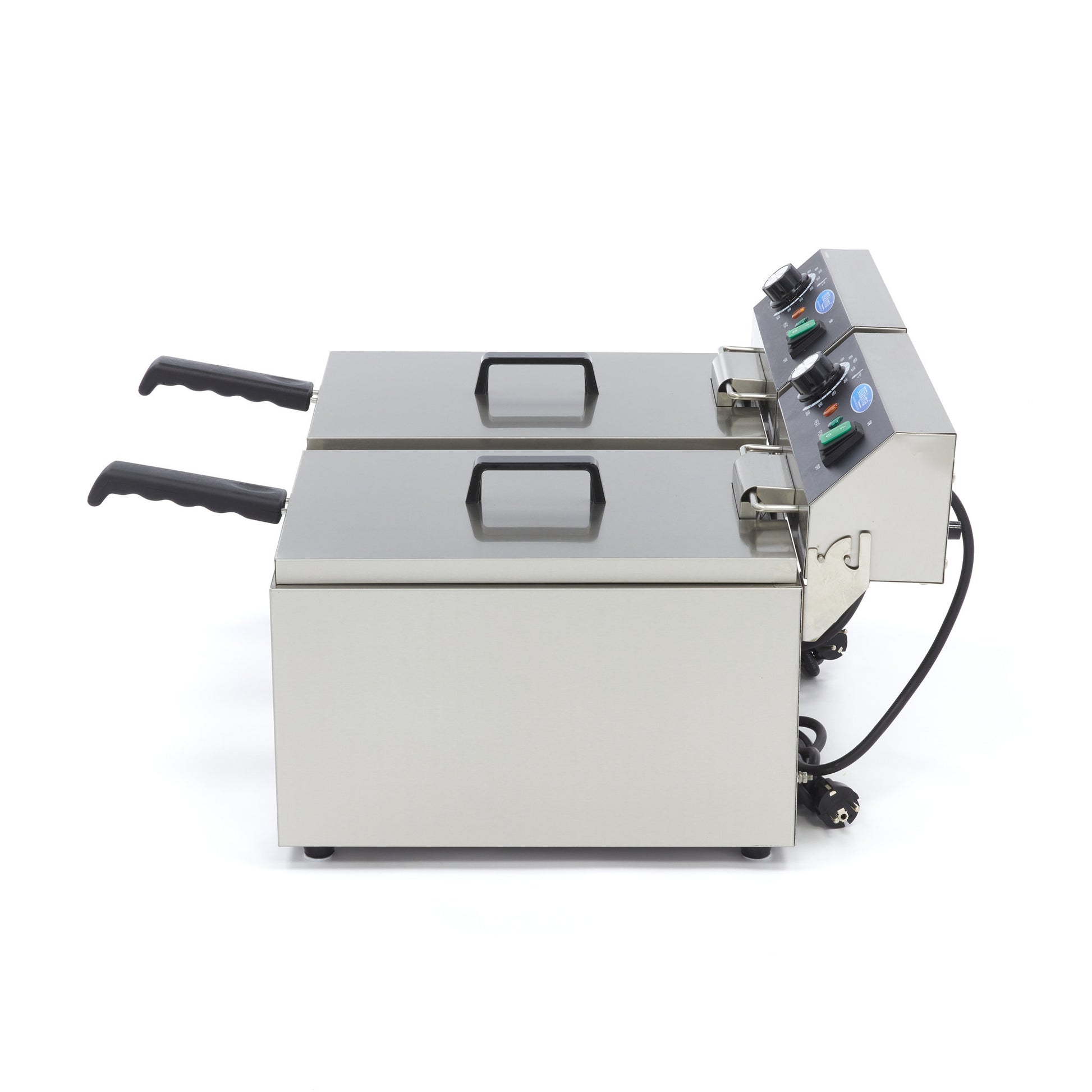 Friteuse - 2 x 11L - 2 paniers - 2,8 kg de frites 3000 W Maxima - vue 6 - Friteuse à poser électrique pro CHR - Cuistéo