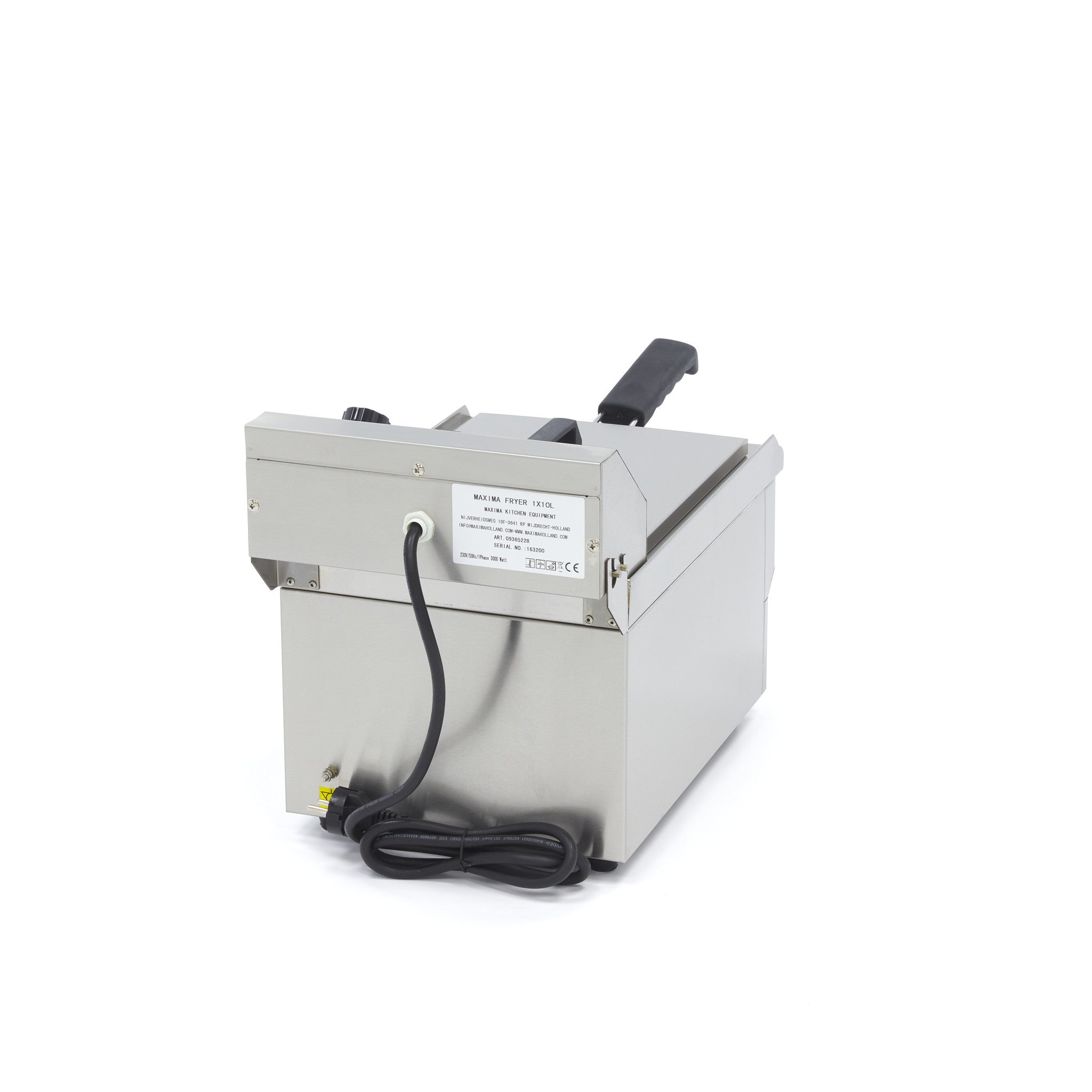 Friteuse - 10L - 1 panier - avec robinet de vidange 3000 W Maxima - vue 6 - Friteuse à poser électrique pro CHR - Cuistéo