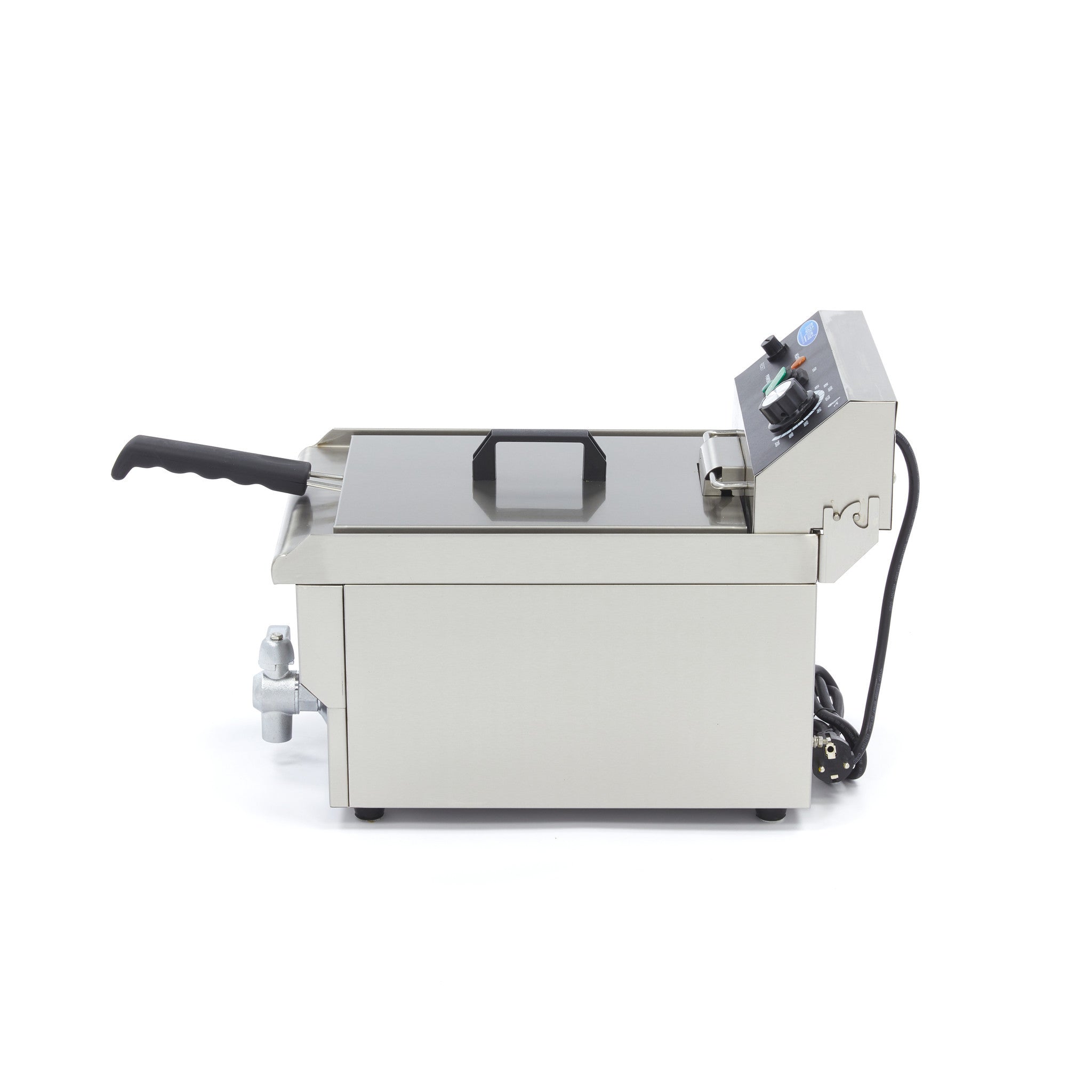 Friteuse - 10L - 1 panier - avec robinet de vidange 3000 W Maxima - vue 7 - Friteuse à poser électrique pro CHR - Cuistéo