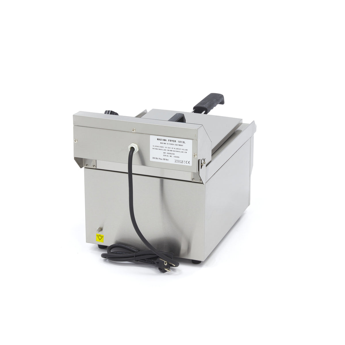 Friteuse - 13L - 1 Panier - avec Robinet de Vidange 3000 W Maxima - vue 4 - Friteuse à poser électrique pro CHR - Cuistéo
