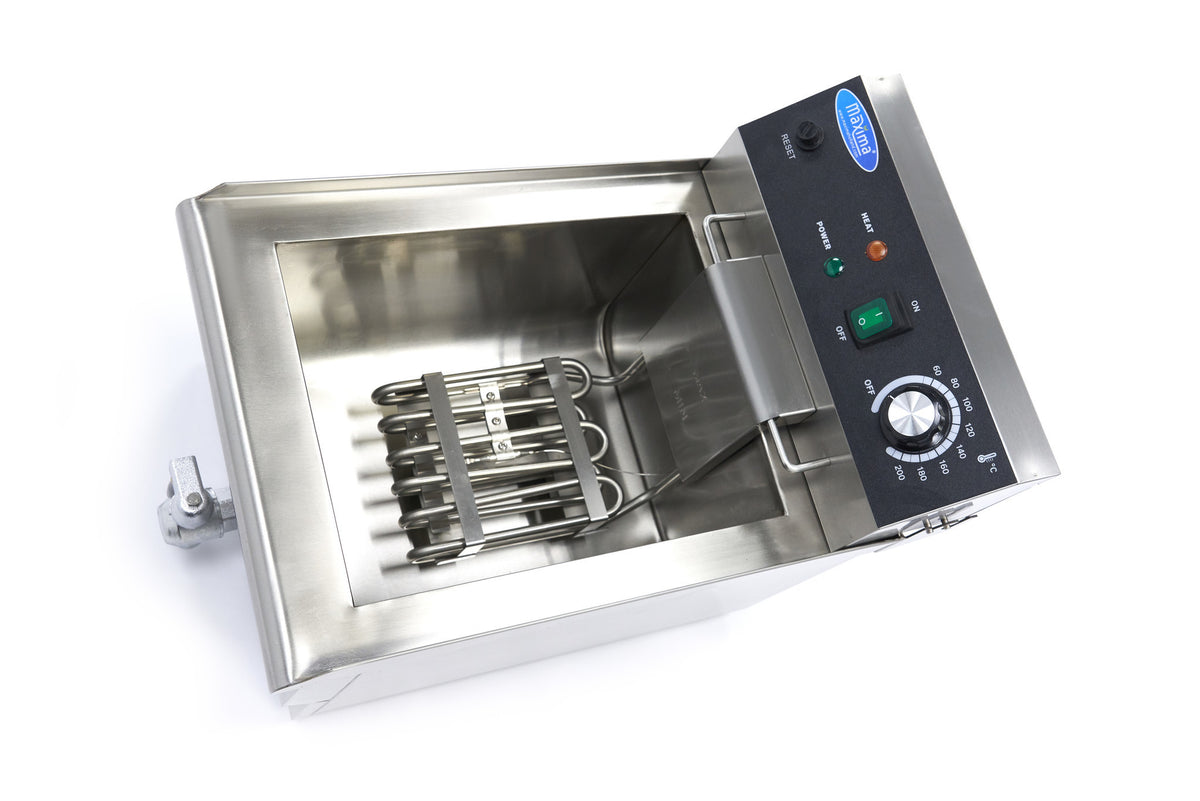 Friteuse - 13L - 1 Panier - avec Robinet de Vidange 3000 W Maxima - vue 5 - Friteuse à poser électrique pro CHR - Cuistéo