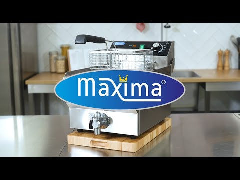 Friteuse - 13L - 1 Panier - avec Robinet de Vidange 3000 W Maxima - vue 9 - Friteuse à poser électrique pro CHR - Cuistéo