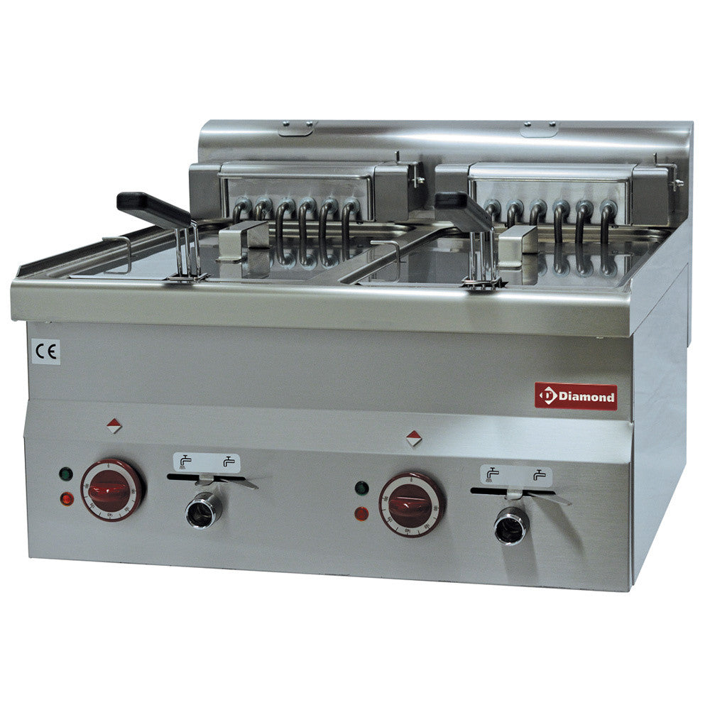 Friteuse électrique 2 cuves 10 litres - Diamond
