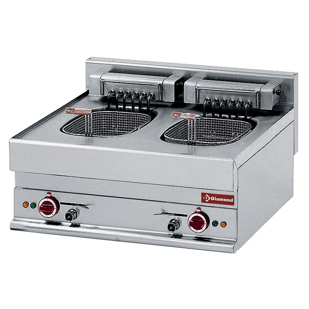 Friteuse s-powerful électrique 2x10 litres - Diamond