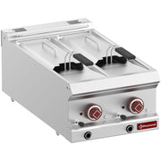 Friteuse électrique 2 cuves 7 litres - Diamond