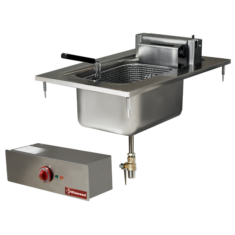 Friteuse électrique 10 lt à encastrer - Diamond