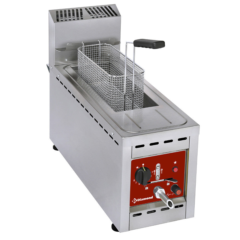 Friteuse à gaz à poser - 8 litres - Diamond