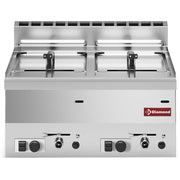 Friteuse gaz, 2 cuves 8 litres - Diamond