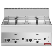 Friteuse gaz 2 x 8 litres - Diamond